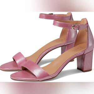 Naturalizer Vera Dress Sandal Size 10 Candy Pink in box Leather Dress Sandal